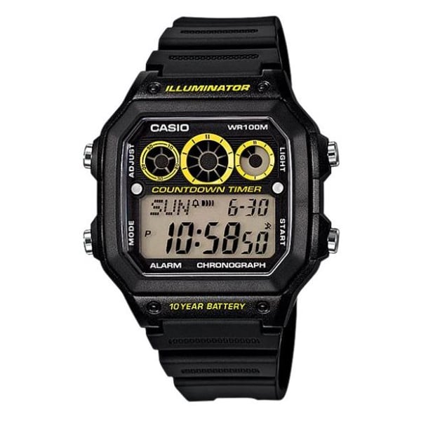 Casio illuminator cheap wrist watch