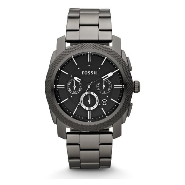 Buy Fossil FS4662 Machine Chronograph Smoke Stainless Steel Watch Online in UAE Sharaf DG