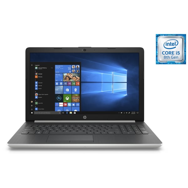 HP 15-DA1005NE Laptop - Core i5 3.9GHz 4GB 1TB 2GB Win10 15.6inch FHD Silver
