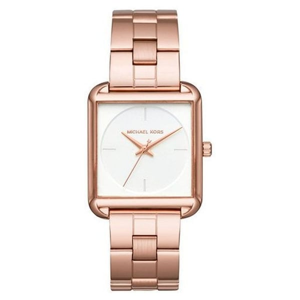 Michael kors white face on sale watch