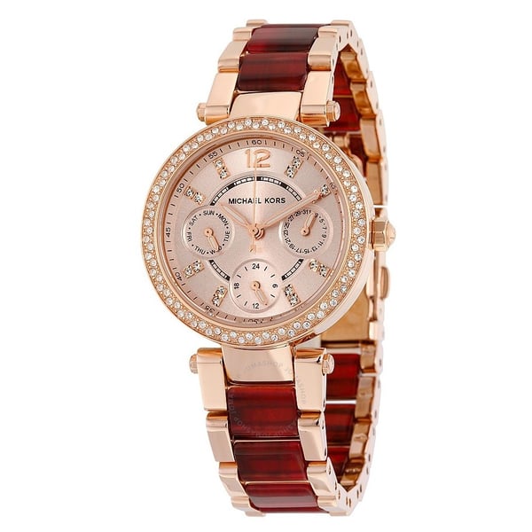 Michael kors mini parker women's outlet watch