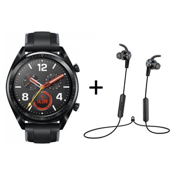 Huawei Fortuna Smart Watch Black AM61 Sports Blueetooth Headset