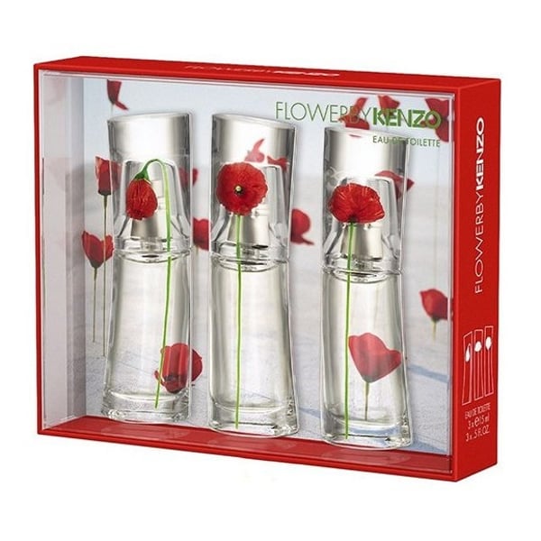 Buy Kenzo Flower 3x 15ml Mini Gift Set For Women Online in UAE