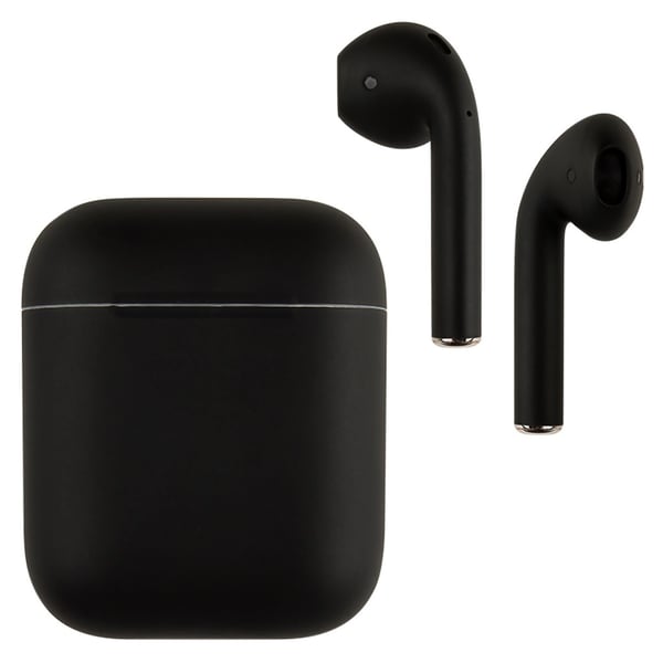 Merlin Craft Airpods 2 Matte Black With Wireless Charging Case