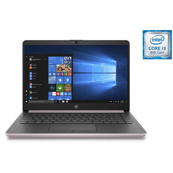 HP 14-CF1002NE Laptop - Core i3 2.1GHz 4GB 256GB Shared Win10 14inch HD Natural Silver