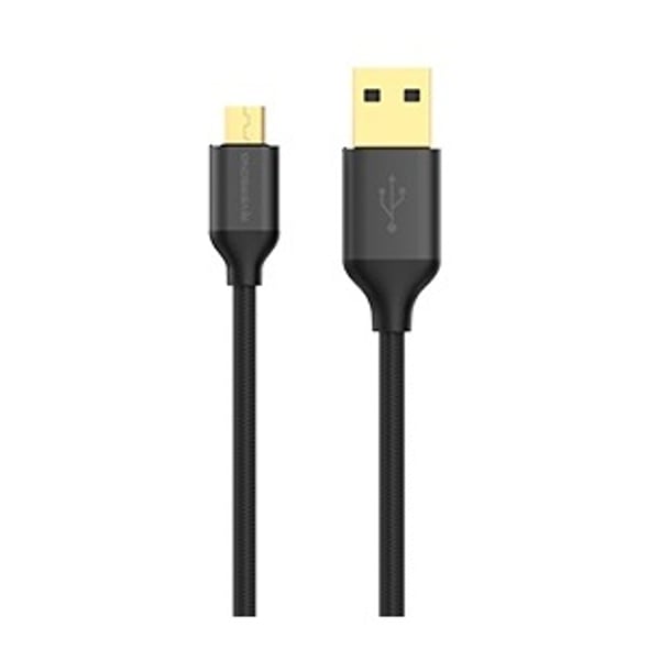 كابل مايكرو USB من ريفرسونج هرقل 1 متر - أسود