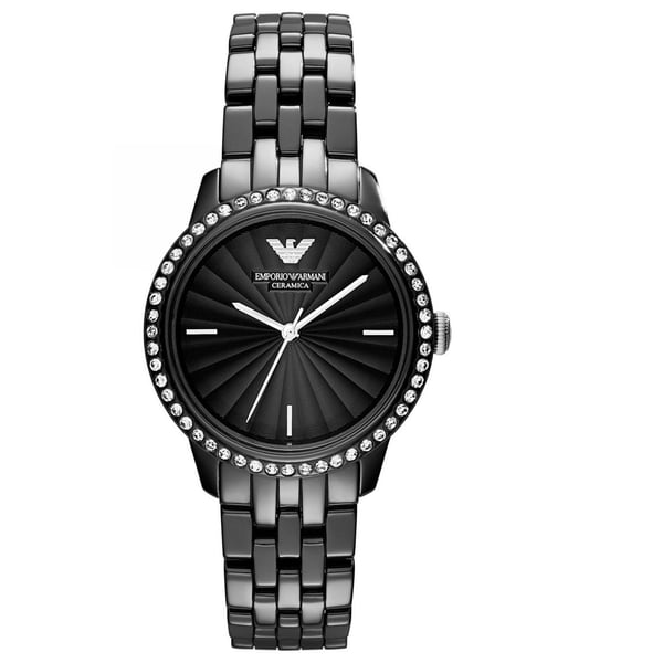 Buy Emporio Armani Ceramica Women s Analog Metal Watch Online in UAE Sharaf DG