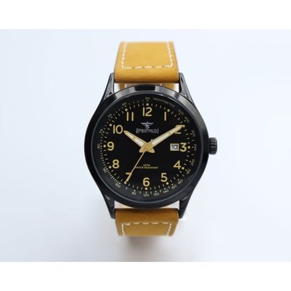 Buy Spectrum Truth Seeker Leather Men s Camel Brown Watch 82461M 2 Online in UAE Sharaf DG