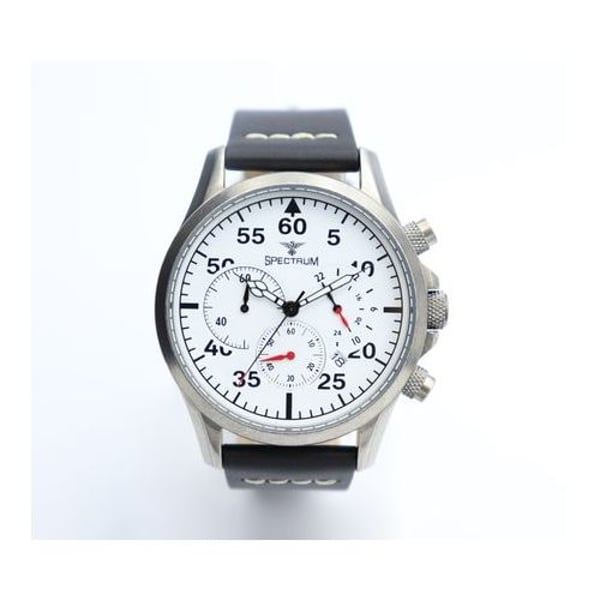 Buy Spectrum Multidimensional Leather Men s Black Watch S23019M 1 Online in UAE Sharaf DG