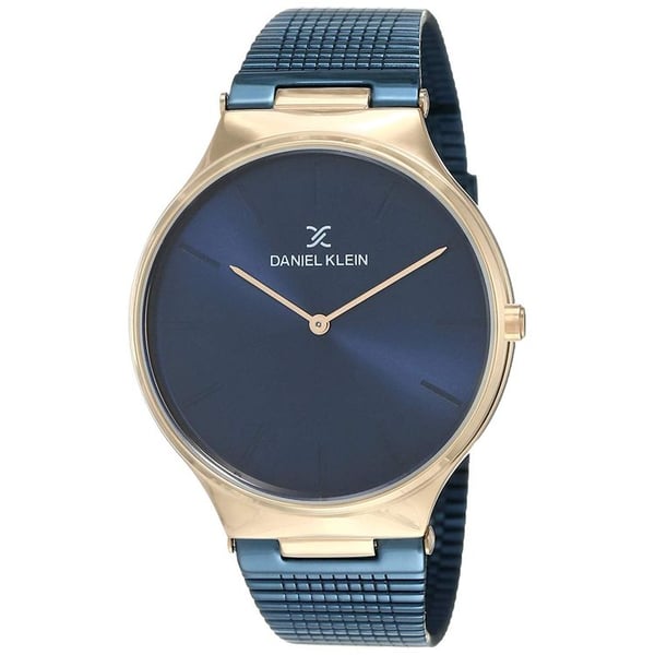 Daniel klein blue dial on sale watch