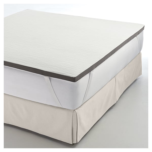 Waterproof Mattress Topper White For Double Bed Size: 150x200 cm