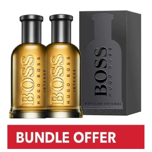 Hugo Boss Bottled Intense Eau De Parfum For Men 100ml Pack of 2 Bundle Offer price in Bahrain Buy Hugo Boss Bottled Intense Eau De Parfum For Men 100ml Pack of