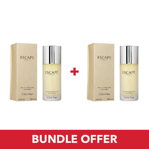 Calvin Klein Escape EDT Men 100mlx2 Bundle Offer price in Bahrain