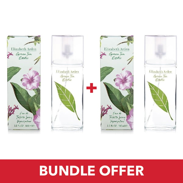 Elizabeth Arden Green Tea Exotic EDT Women 100mlx2 Bundle Offer