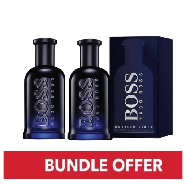 Hugo Boss Bottled Night Eau De Toilette For Men 100ml Pack of 2 Bundle Offer price in Bahrain Buy Hugo Boss Bottled Night Eau De Toilette For Men 100ml Pack of