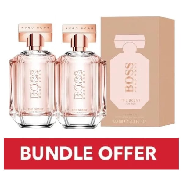 Hugo Boss The Scent Eau De Toilette For Men 100ml Pack of 2 Bundle Offer price in Bahrain Buy Hugo Boss The Scent Eau De Toilette For Men 100ml Pack of