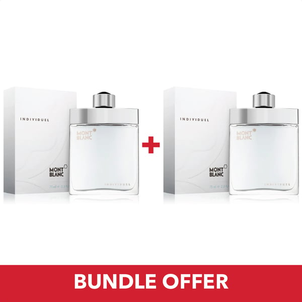 Buy Montblanc Individuel EDT Men 75mlx2 Bundle Offer Online in UAE Sharaf DG