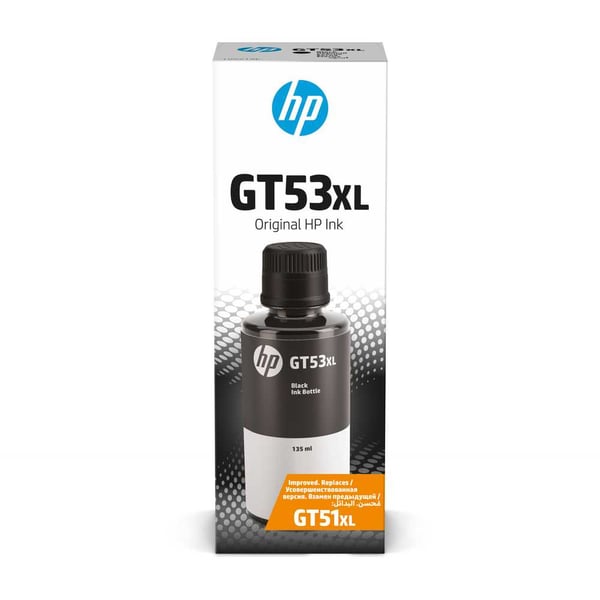 HP 1VV21AE GT53XL Original Ink Bottle Black 135ml