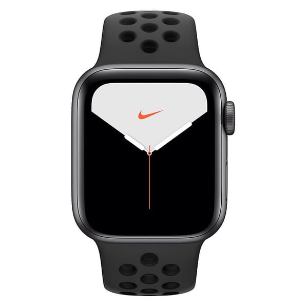 Apple Watch Nike Series 5 GPS + Cellular, 44mm Space Grey Aluminium Case with Anthracite/Black Nike Sport Band