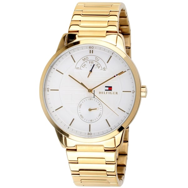 Mens tommy hilfiger gold clearance watch