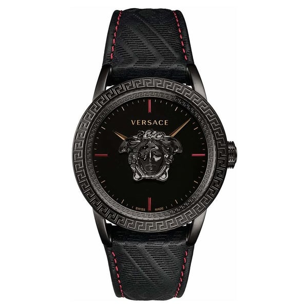 Versace Palazzo Empire Black Leather Watch For Men VERD00218 price in Bahrain Buy Versace Palazzo Empire Black Leather Watch For Men VERD00218 in Bahrain