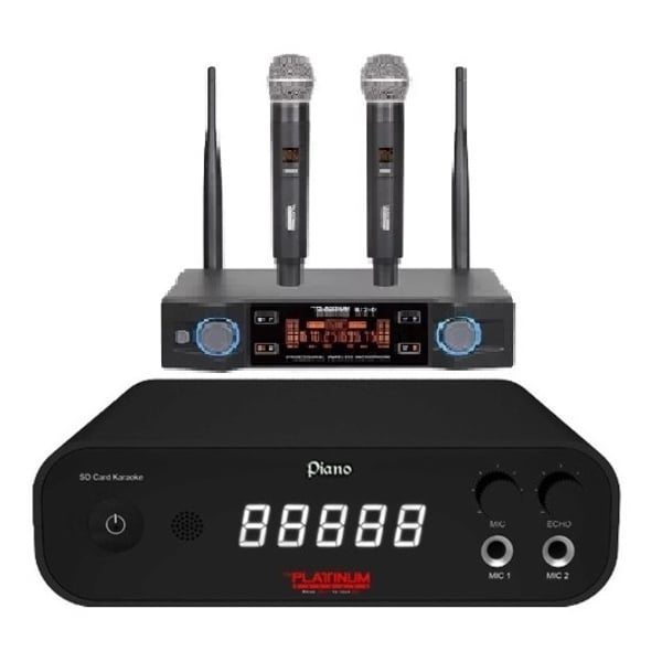 Platinum PIANO SD Karaoke Player + U20 Wireless Microphone