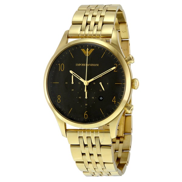 Emporio armani 2025 gold watch