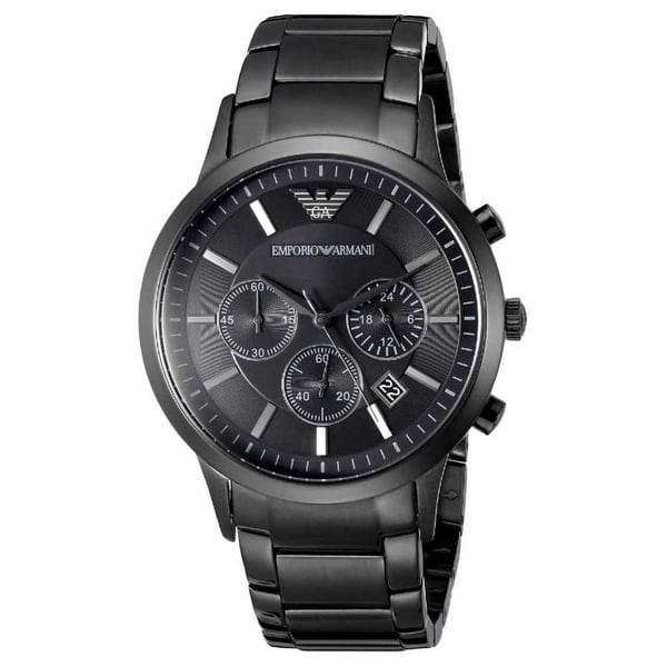 Buy Emporio Armani Chronograph Black Stainless Steel Watch Men AR2453 Online in UAE Sharaf DG