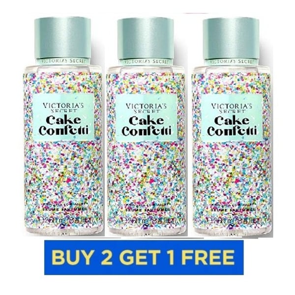 Buy Victorias Secret Cake Confetti Shimmer Body Mist 250ml Buy 2