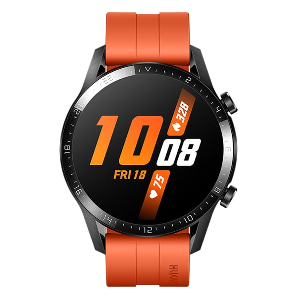 Buy Huawei Smart Watch GT2 Sunset Orange Online in UAE Sharaf DG