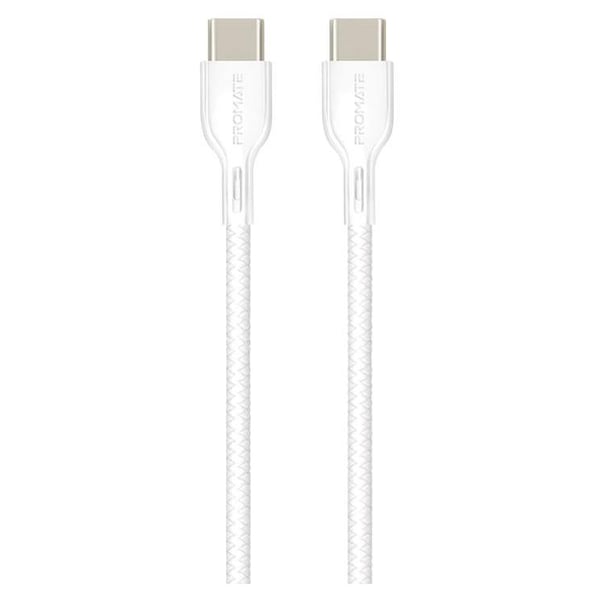 Promate USB-C To USB-C Cable 2m White