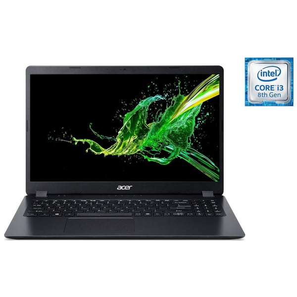 Acer Aspire 3 A315-54-369Z Laptop - Core i3 2.1GHz 4GB 1T Shared Win10 15.6inch HD Shale Black