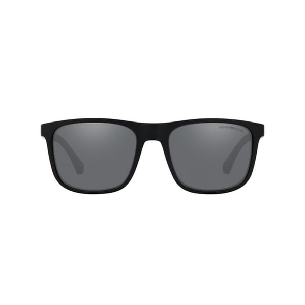 Buy Emporio Armani Black Plastic Men EM 4129 504287 56 Sunglasses