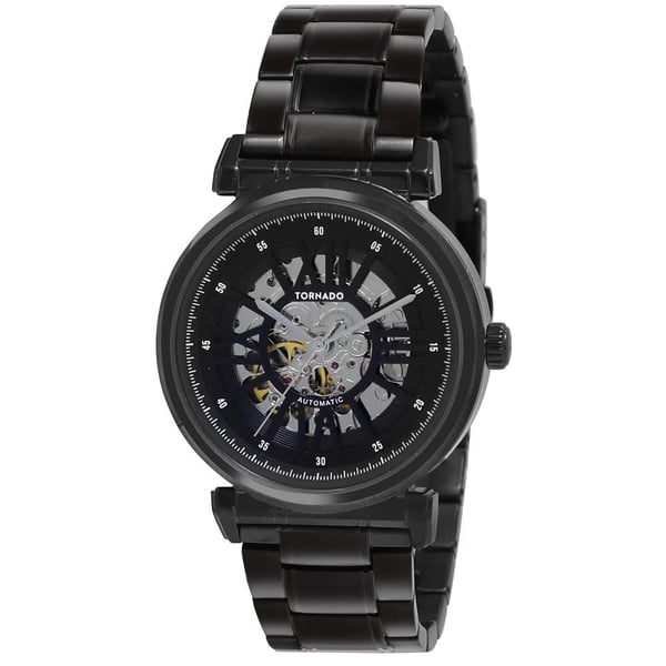 Buy Tornado Black Stainless Steel Men Watch T8316 BBBB Online in UAE Sharaf DG