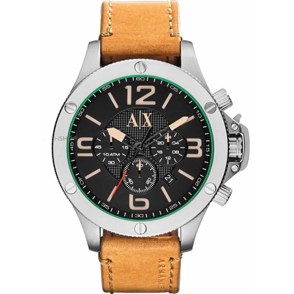 Buy Armani Exchange Brown Leather Men Watch AX1516 Online in UAE