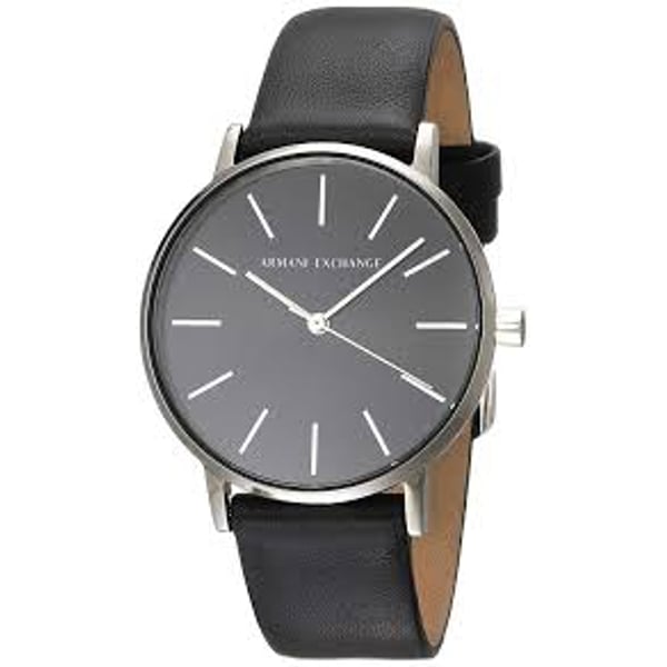 Buy Armani Exchange Lola Black Leather Women Watch AX5560 Online