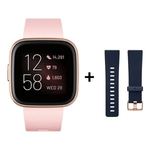 Fitbit versa 2 discount copper rose bands