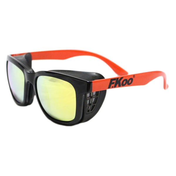 Orange rimmed outlet sunglasses