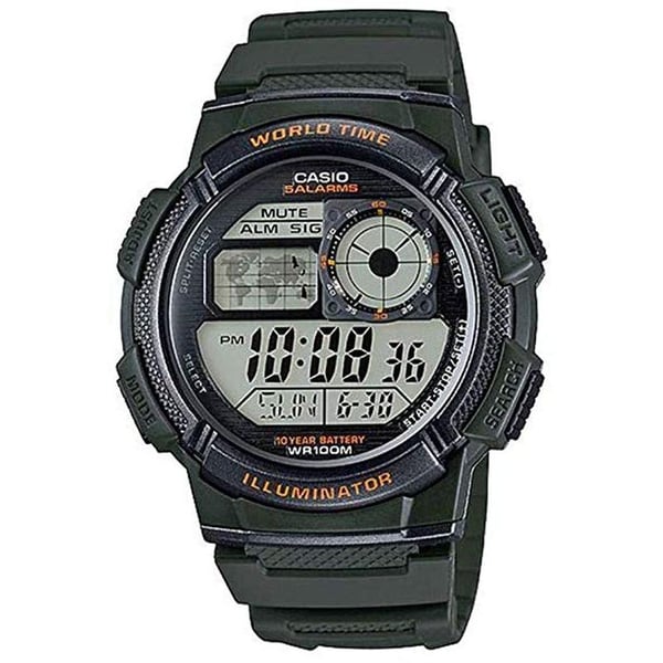 Buy Casio Black Resin Men Watch AE 1000 3AVDF Online in UAE Sharaf DG
