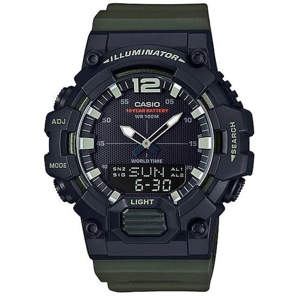 Casio Black Resin Men Watch HDC 700 3AVDF