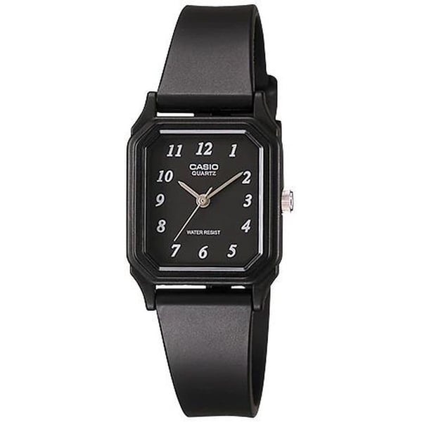 Casio black store square watch