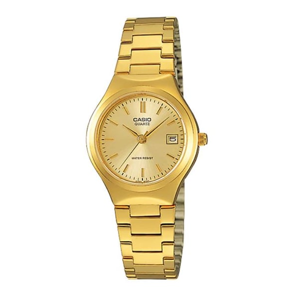 Casio gold face store mini watch