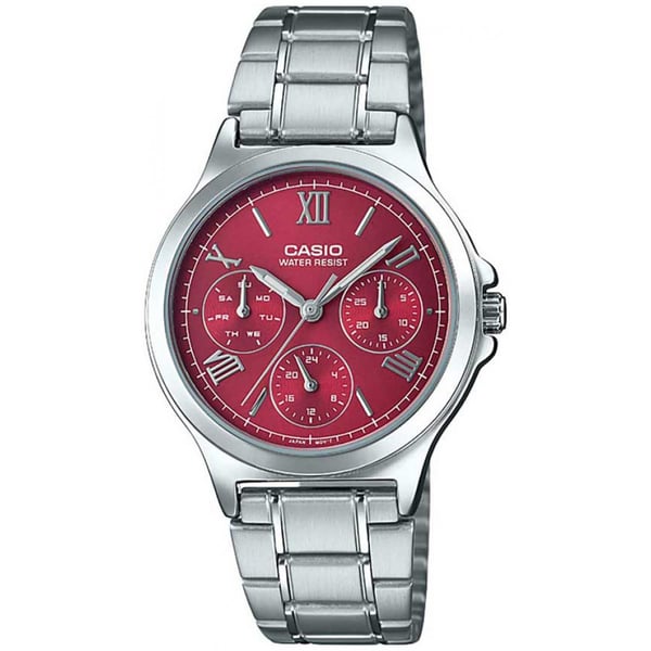 Casio Silver Stainless Steel Women Watch LTP-V300D-4A2UDF