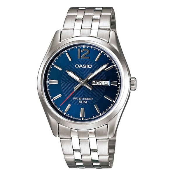 Casio Silver Stainless Steel Men Watch MTP 1335D 2AVDF