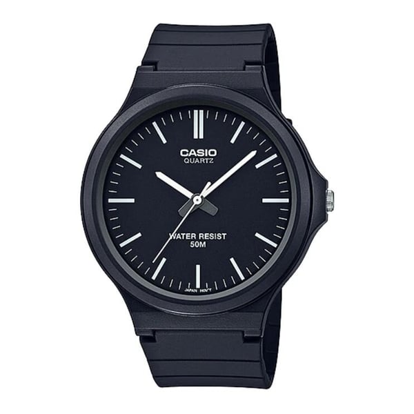 Casio black cheap and white watch