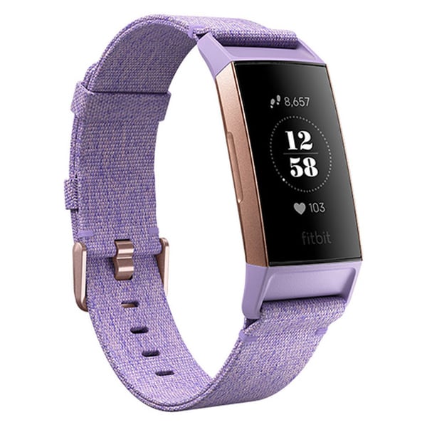 Rose gold fitbit hot sale charge 3 band