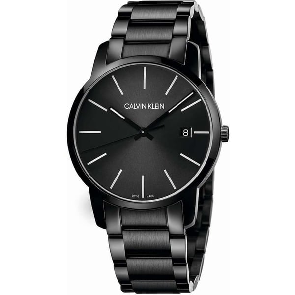 Calvin klein men's store black watch