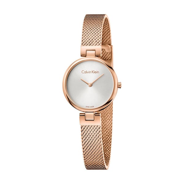 Calvin klein women's watch cheap rose gold