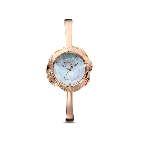 Buy Titan Raga Espana Golden Metal Analog Women Watch T95057WM01 Online in UAE Sharaf DG