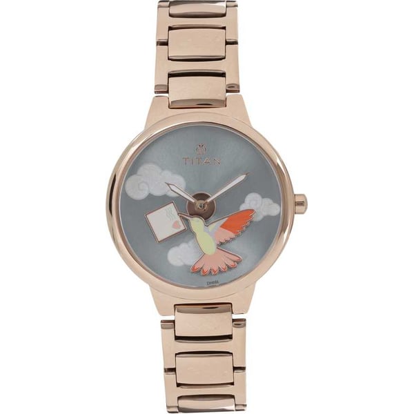 Buy Titan Valentine Collection Rose Gold Metal Analog Women Watch